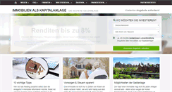 Desktop Screenshot of immobilien-kapitalanlage.info